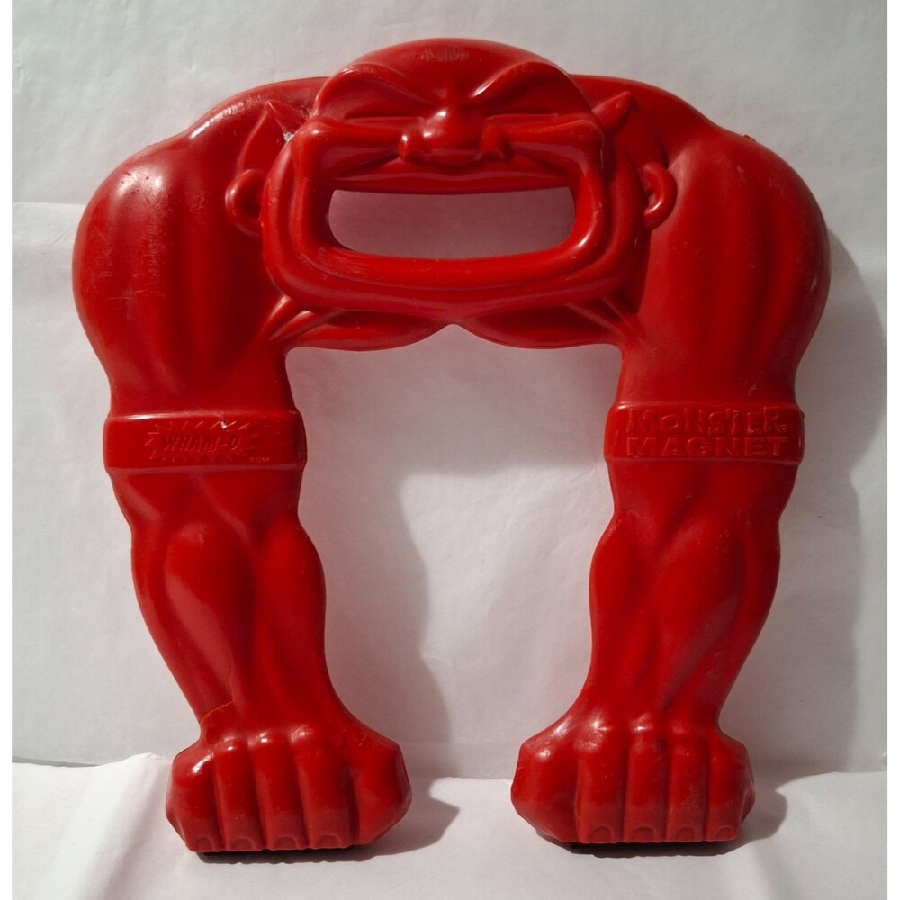 Vintage 1960's  Wham-O Monster Magnet Hard Plastic Toy Genie Collectible